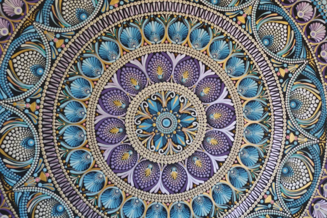 mandalas pontilhismo